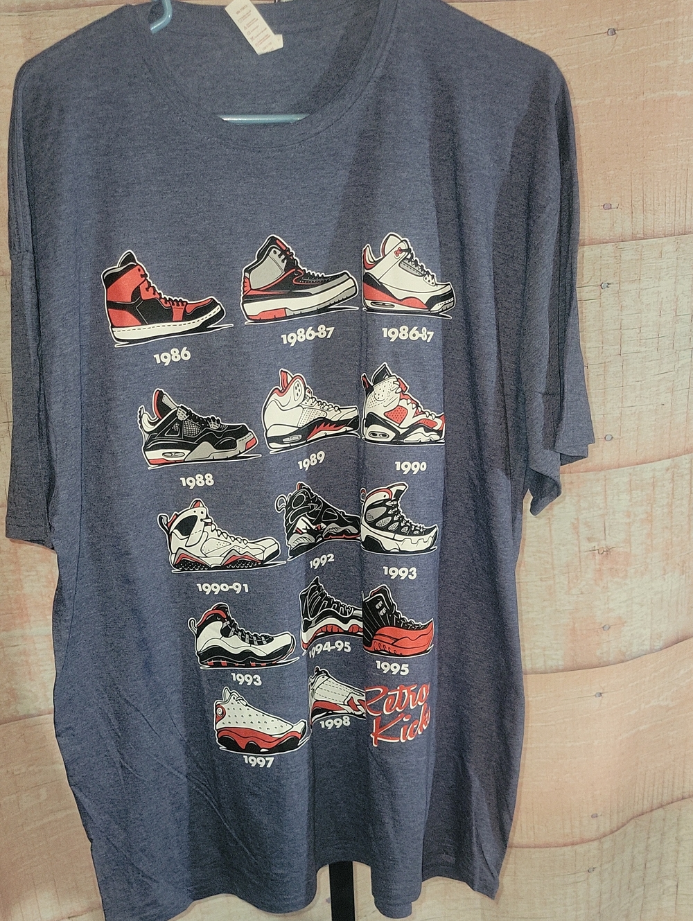 Retro Kicks Blue Tshirt